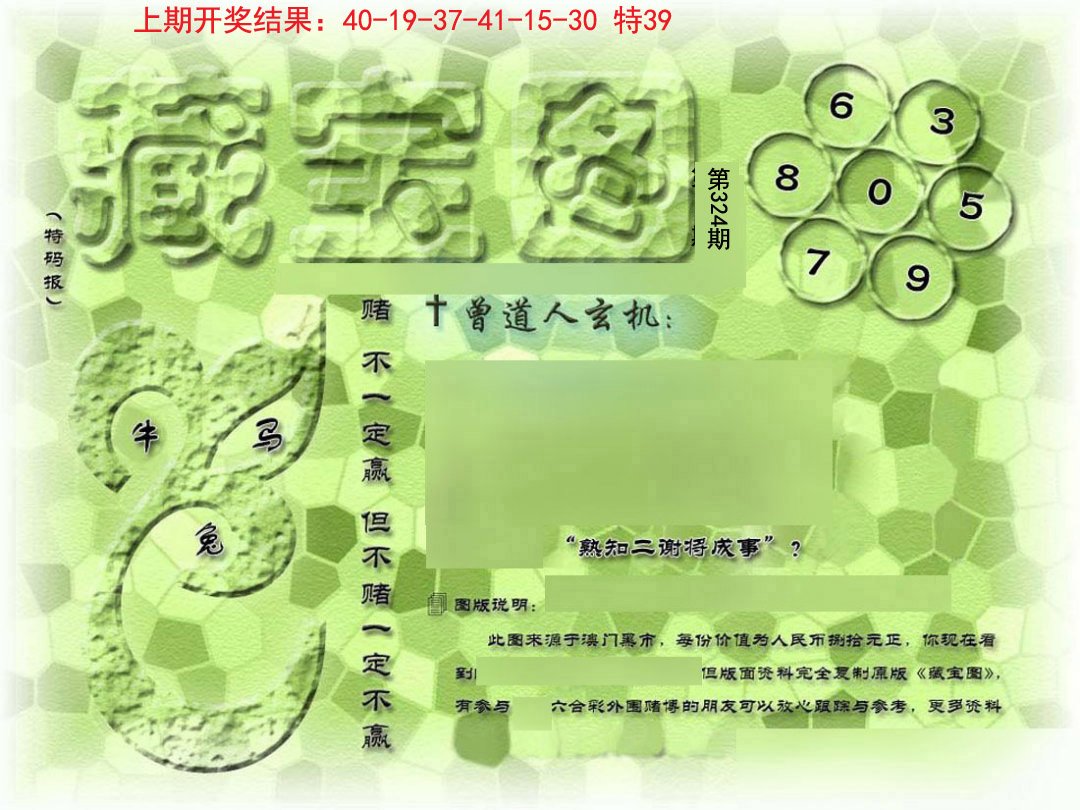 2024324期假新藏宝图