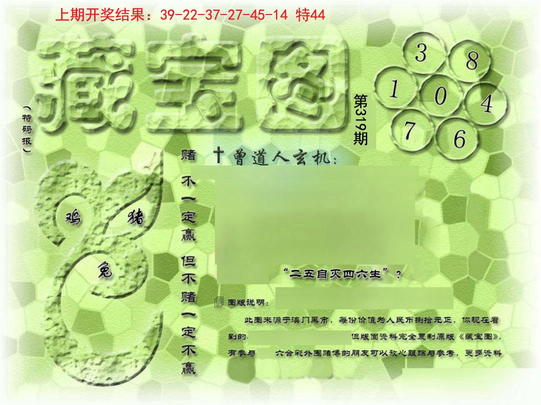 2024319期假新藏宝图