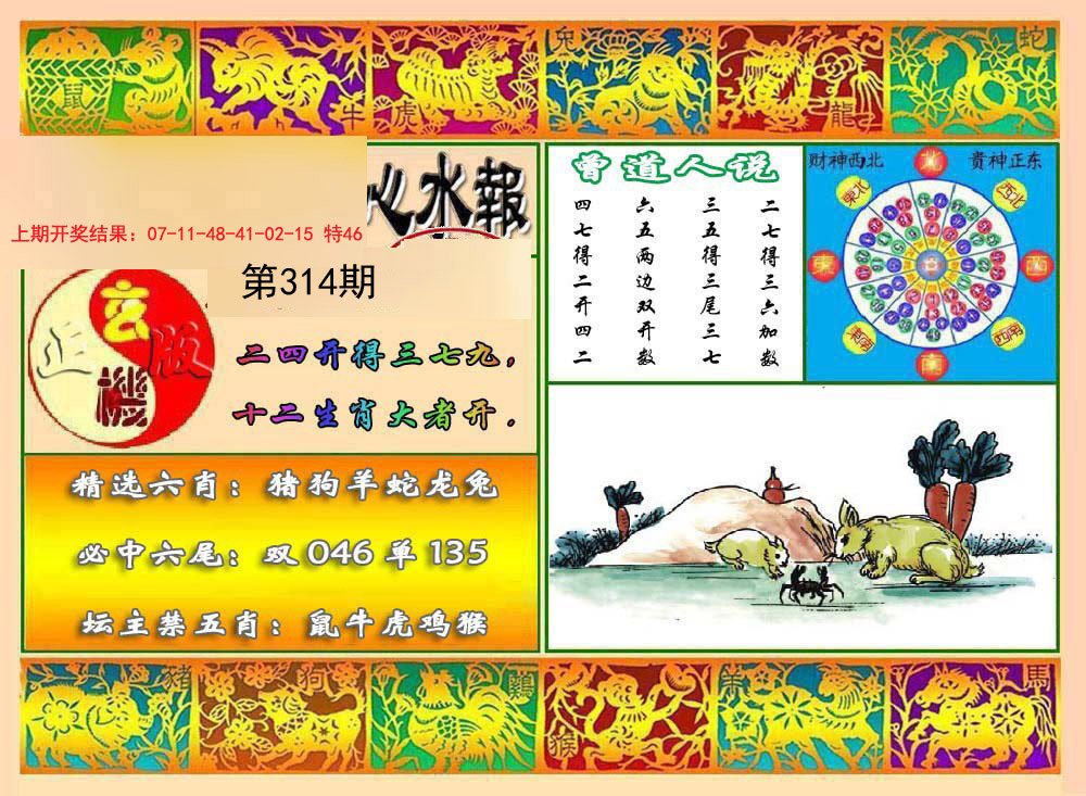 2024314期九龙心水报