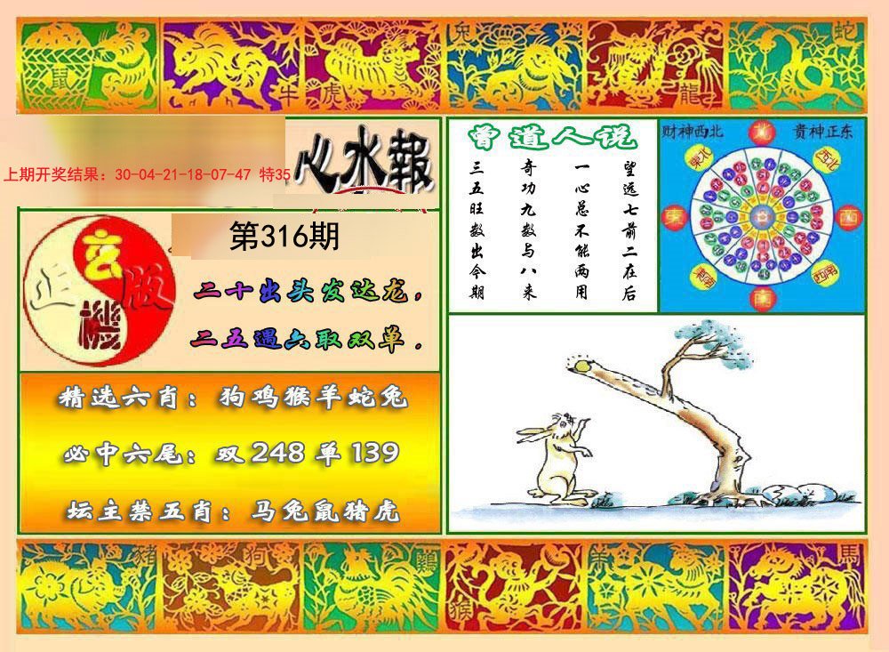 2024316期九龙心水报