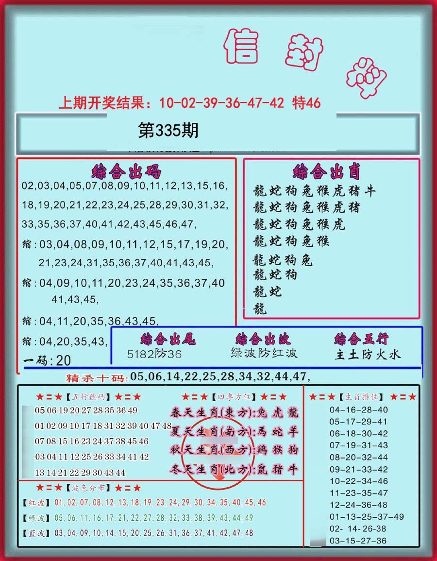2024335期信封料