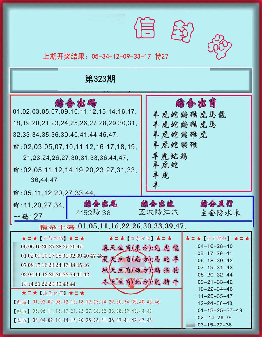2024323期信封料