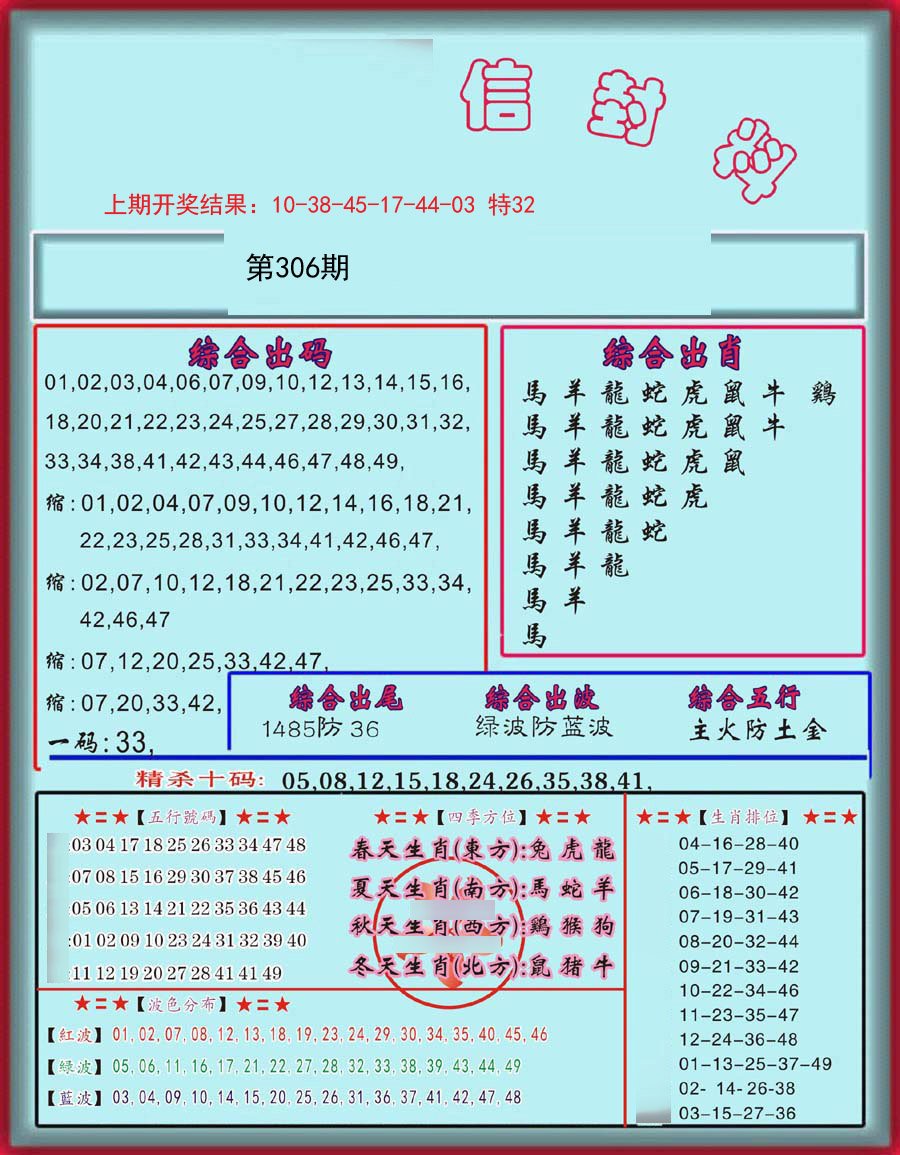 2024306期信封料