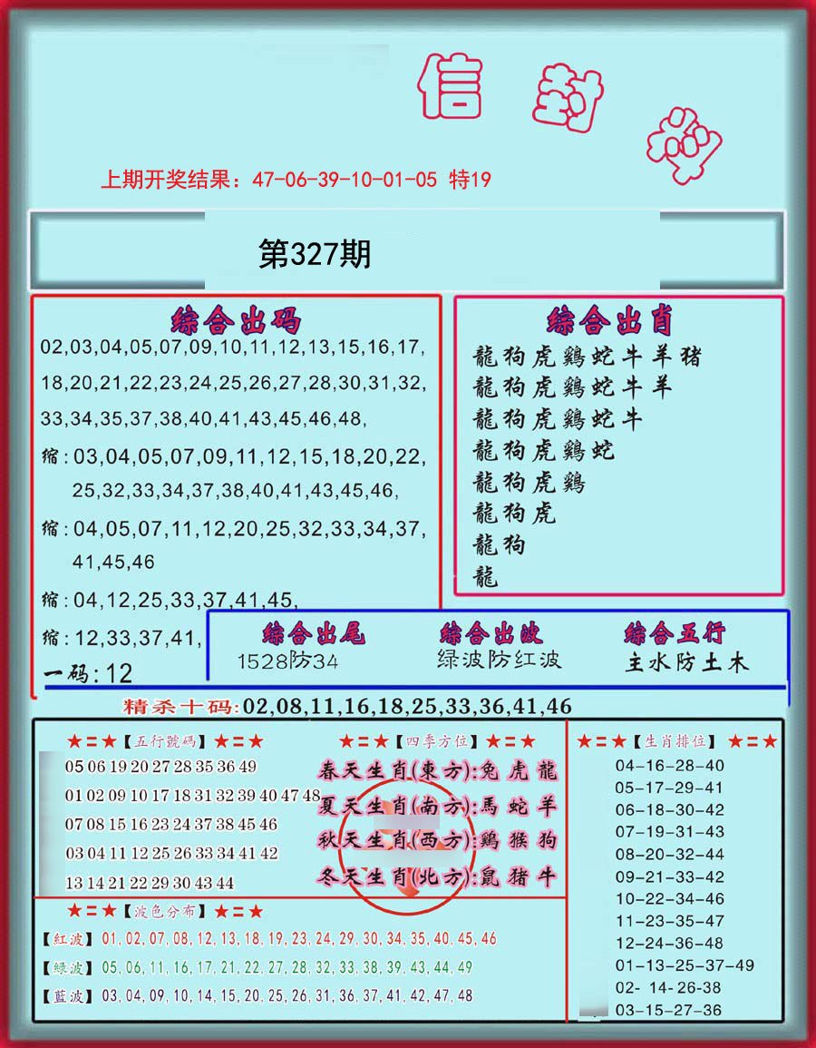 2024327期信封料