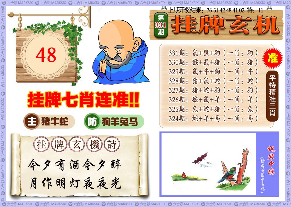 2024331期挂牌玄机