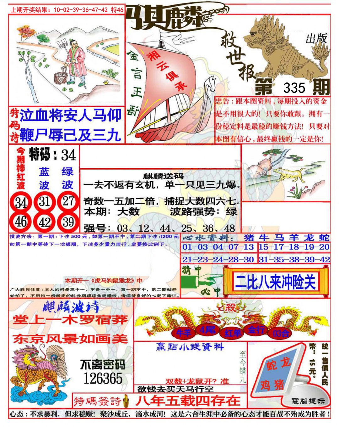 2024335期麒麟救世报(准)