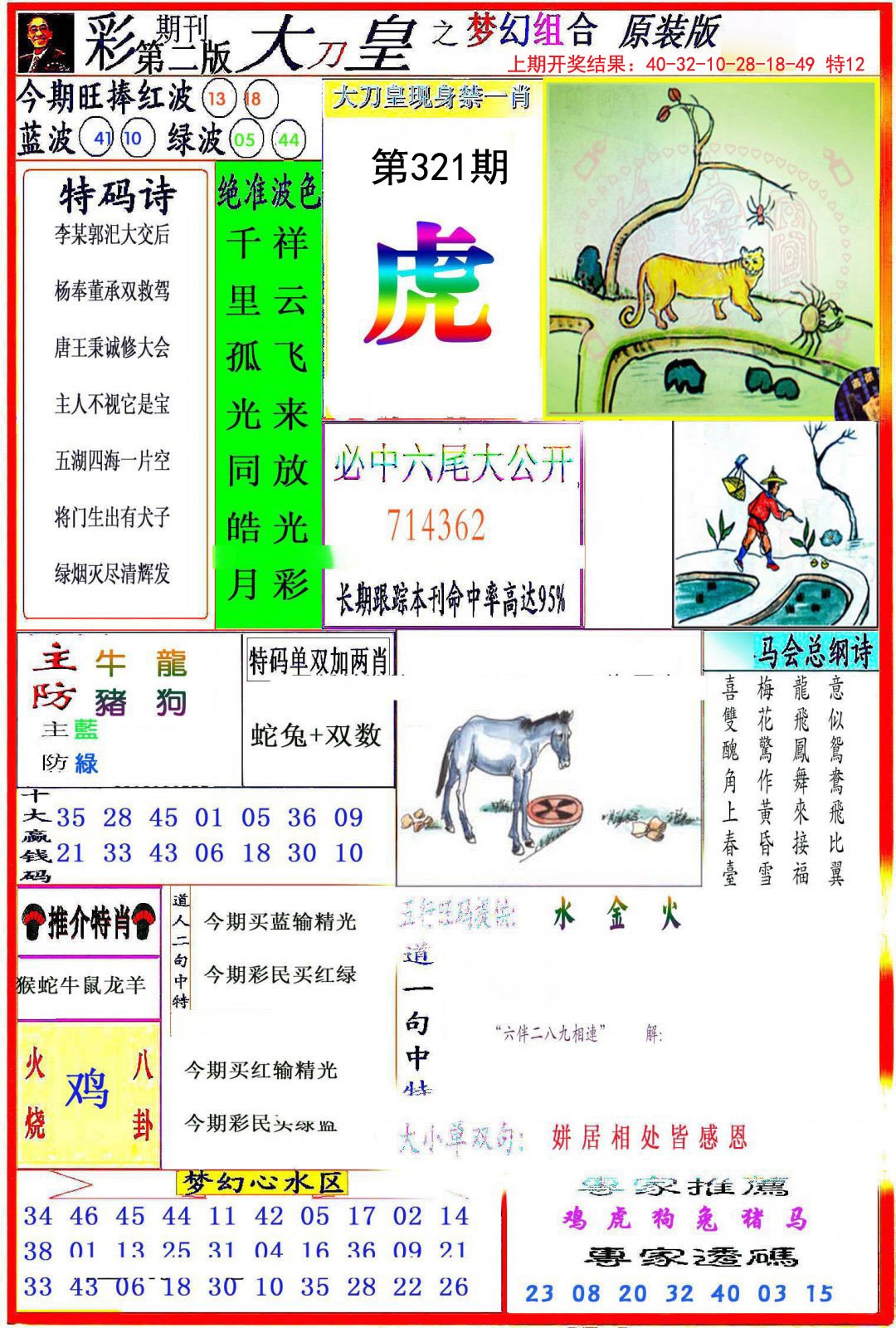 2024321期大刀皇之(梦幻组合)