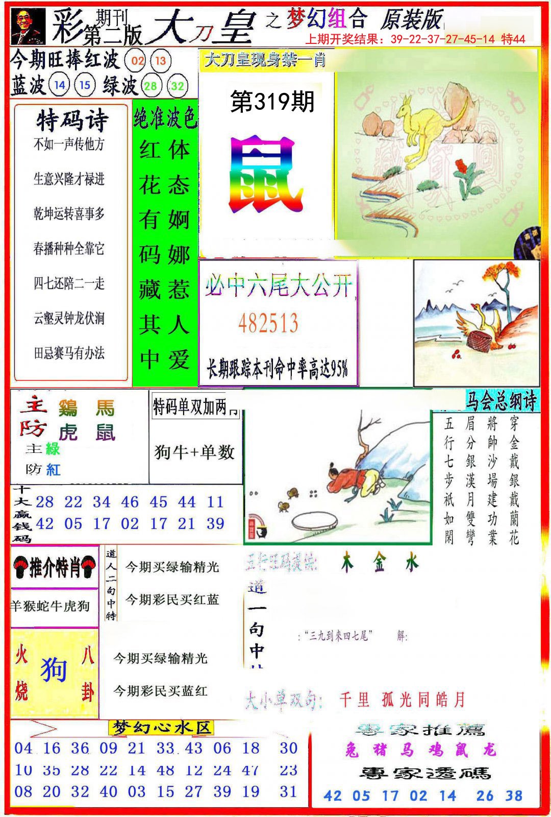 2024319期大刀皇之(梦幻组合)