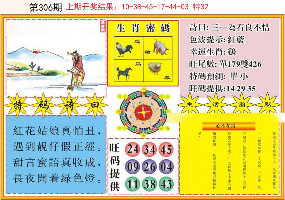 2024306期台湾八卦解宝图