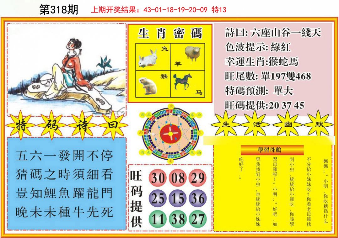 2024318期台湾八卦解宝图