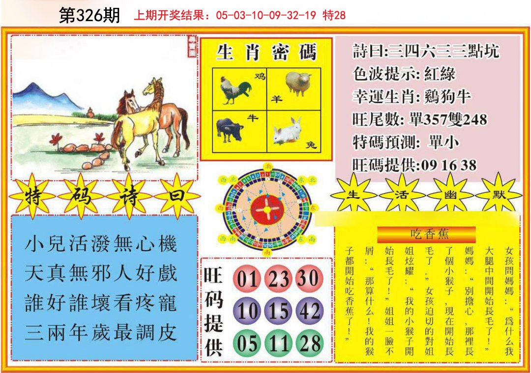 2024326期台湾八卦解宝图