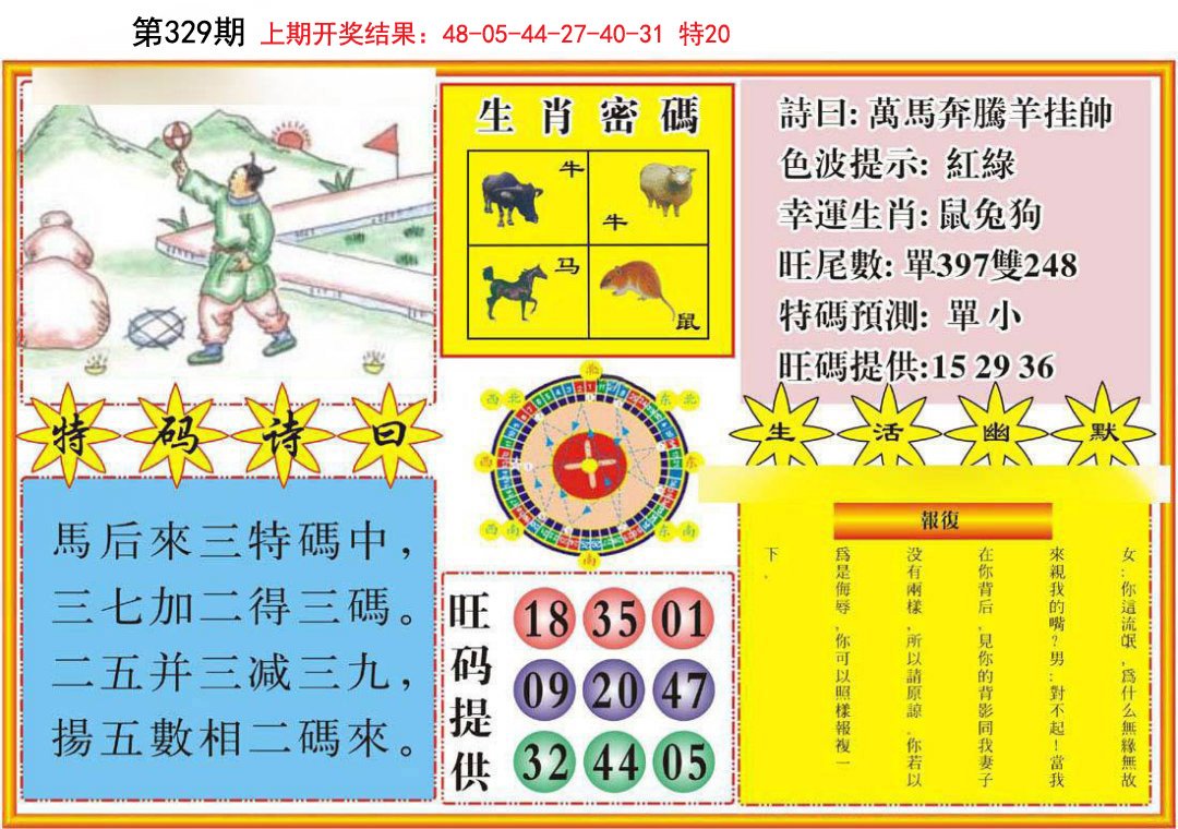 2024329期台湾八卦解宝图
