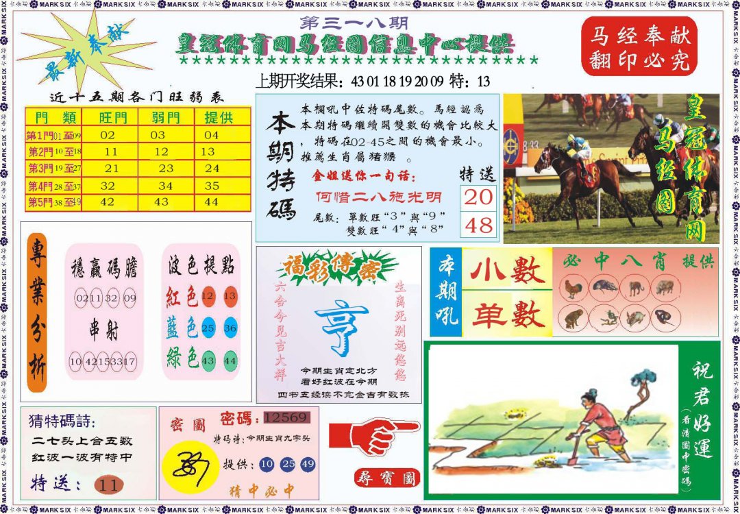 2024318期体育网马经图