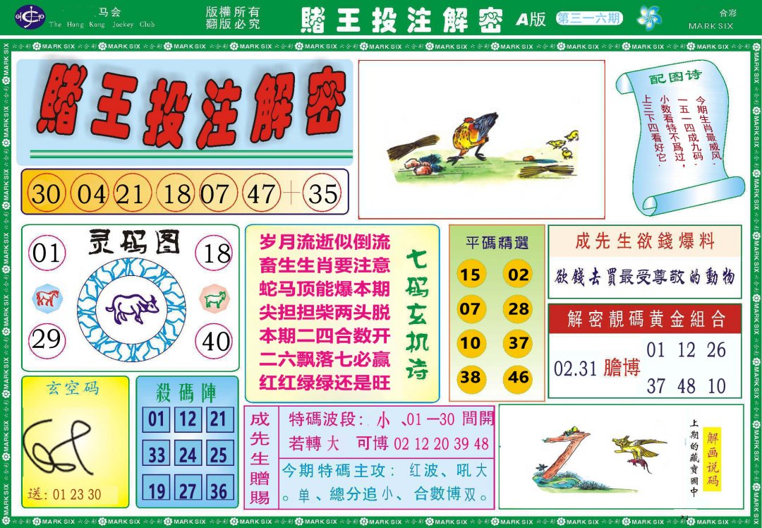 2024316期赌王投注解密
