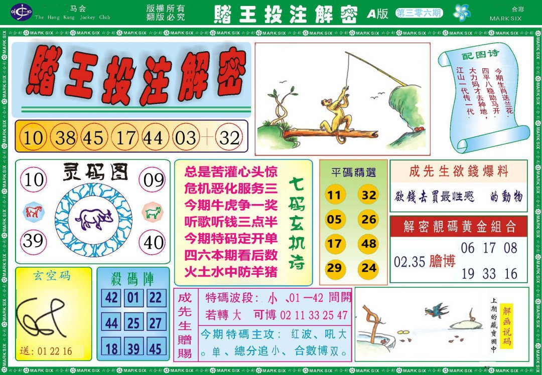 2024306期赌王投注解密