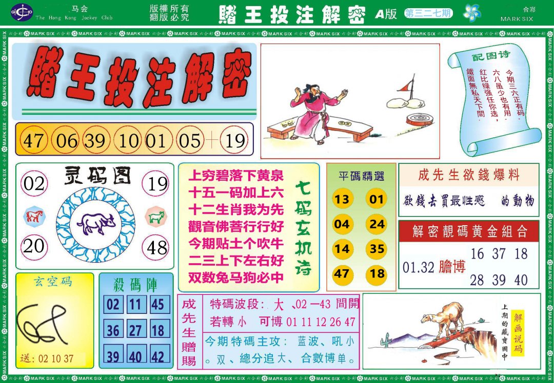 2024327期赌王投注解密
