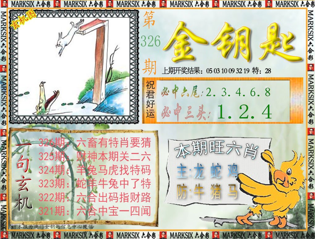 2024326期金钥匙