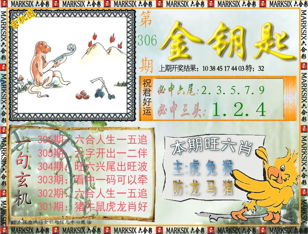 2024306期金钥匙