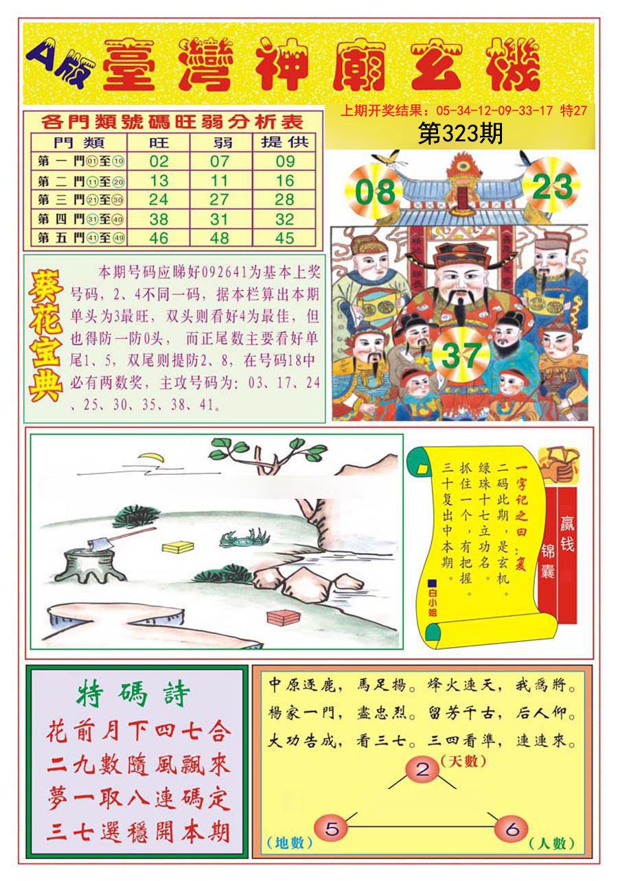 2024323期台湾神庙A