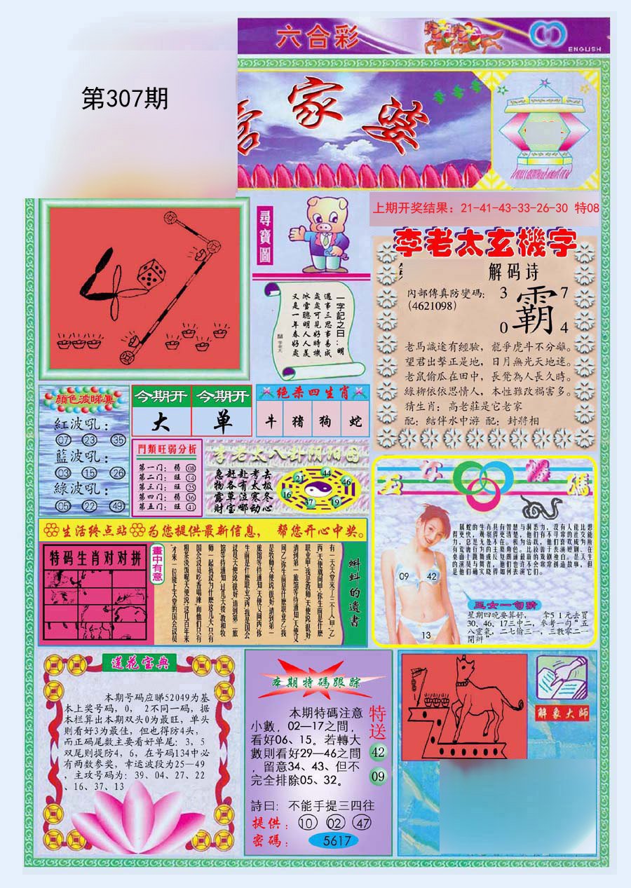 2024307期(新版)管家婆