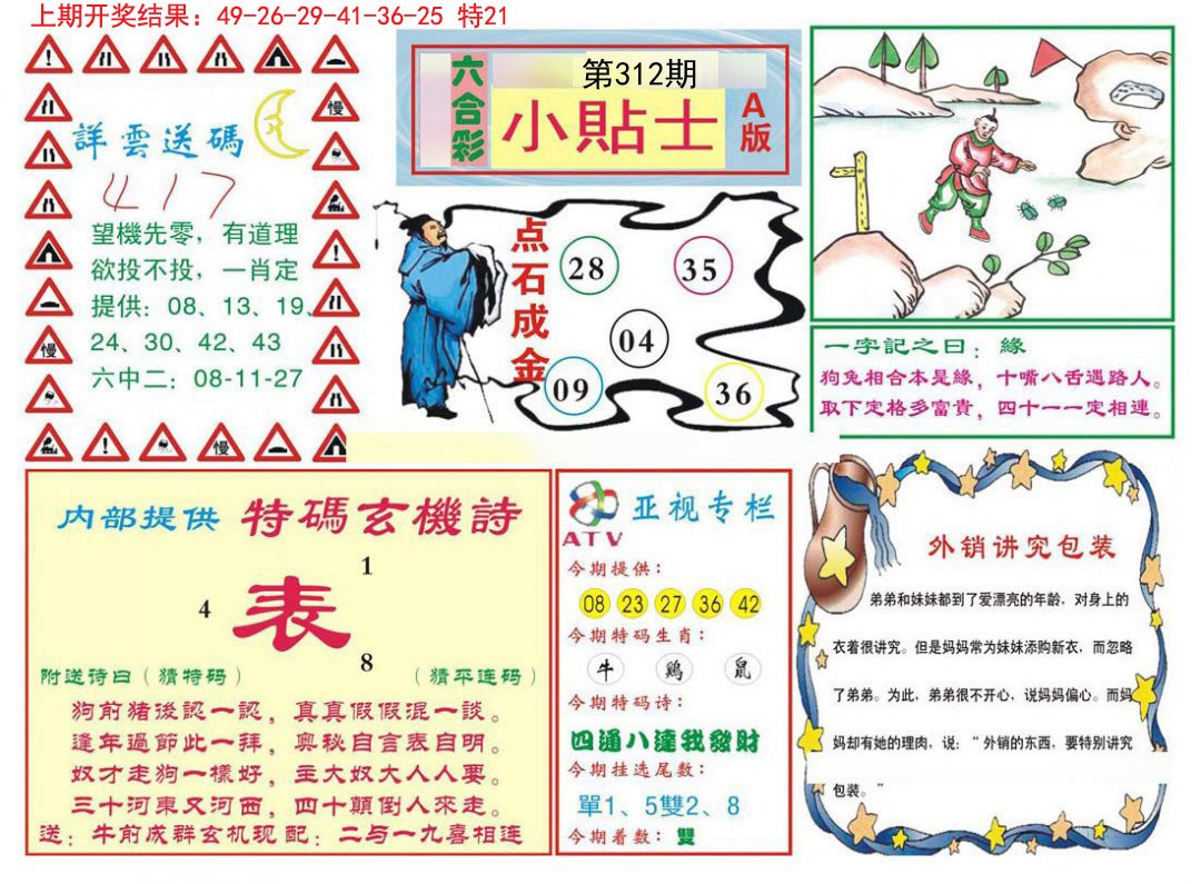 2024312期小贴士A