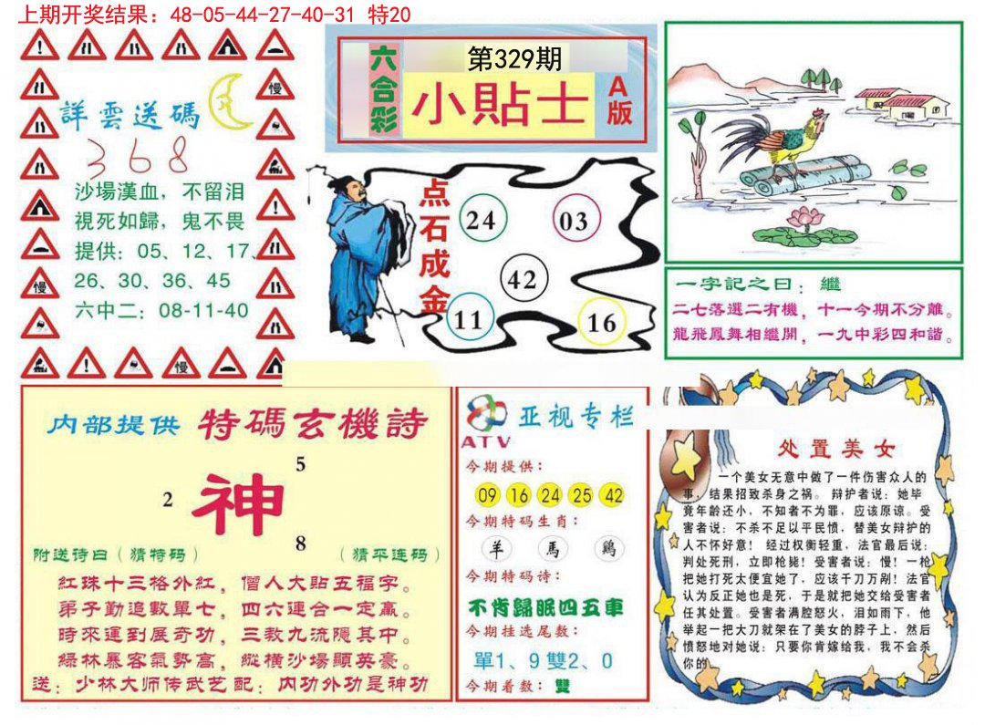 2024329期小贴士A