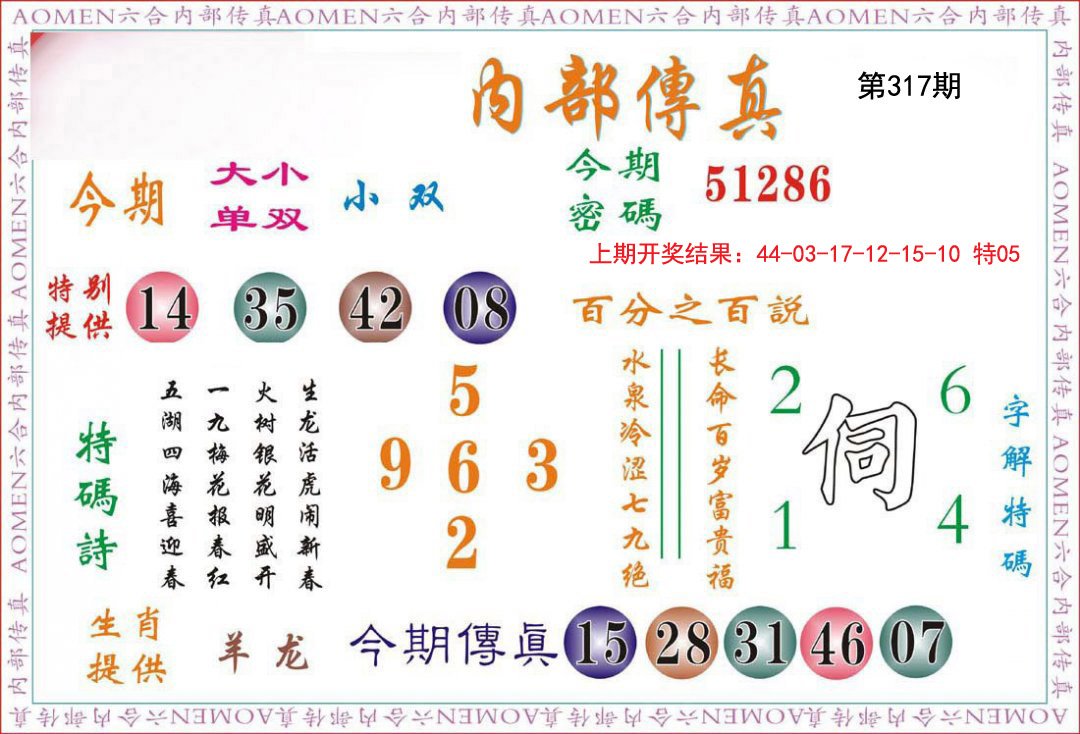 2024317期内部传真