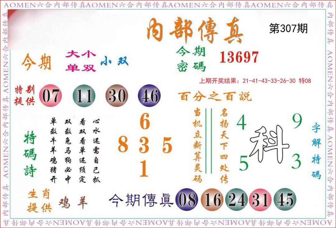 2024307期内部传真