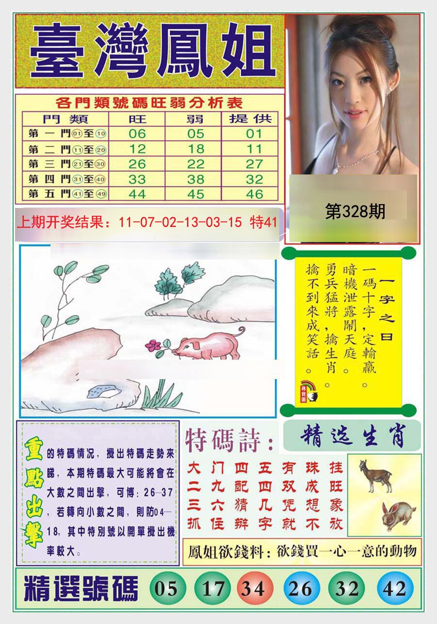 2024328期台湾凤姐