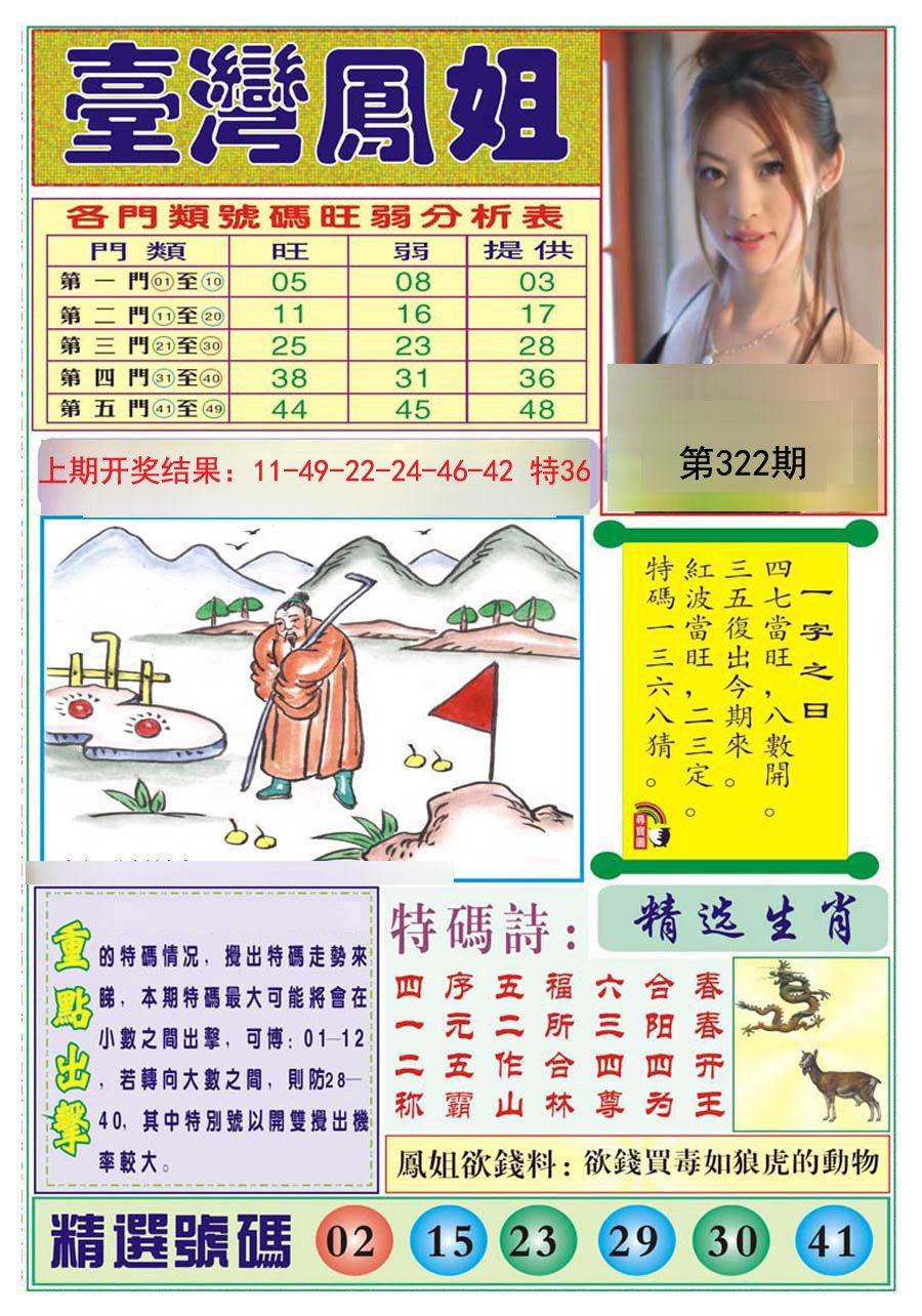 2024322期台湾凤姐
