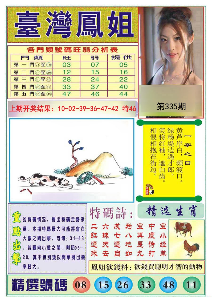2024335期台湾凤姐