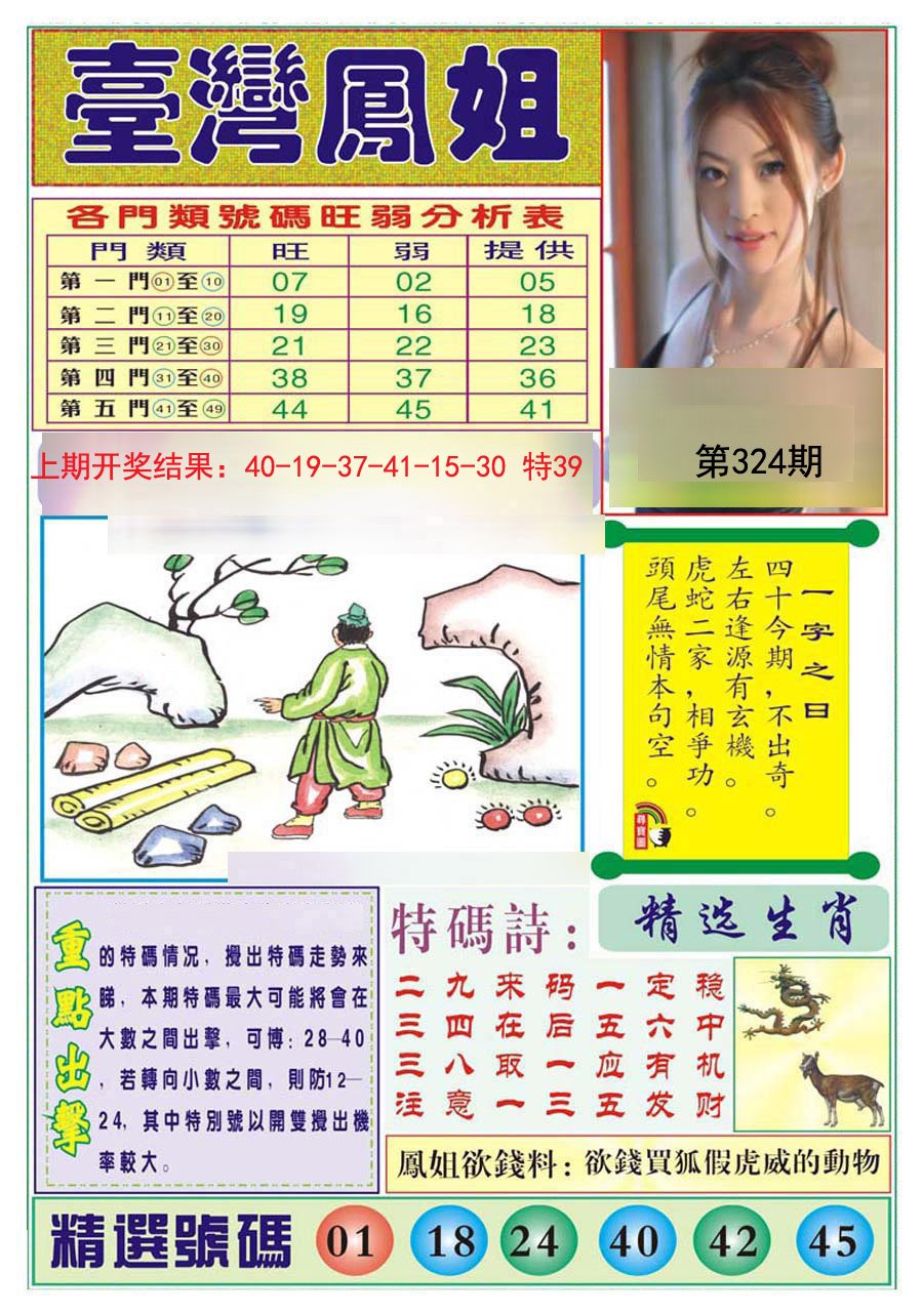 2024324期台湾凤姐