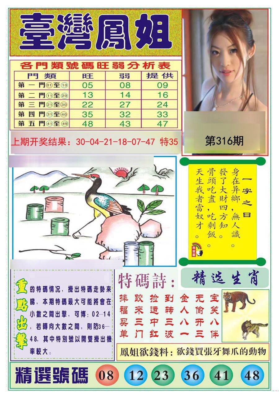 2024316期台湾凤姐