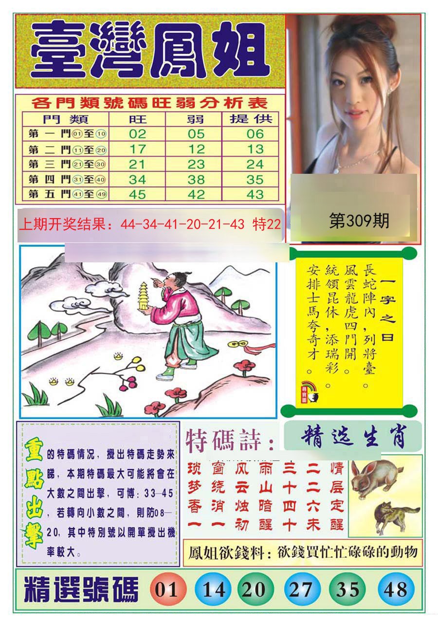 2024309期台湾凤姐