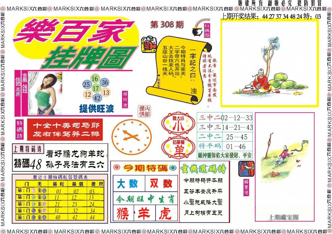 2024308期乐百家挂牌图