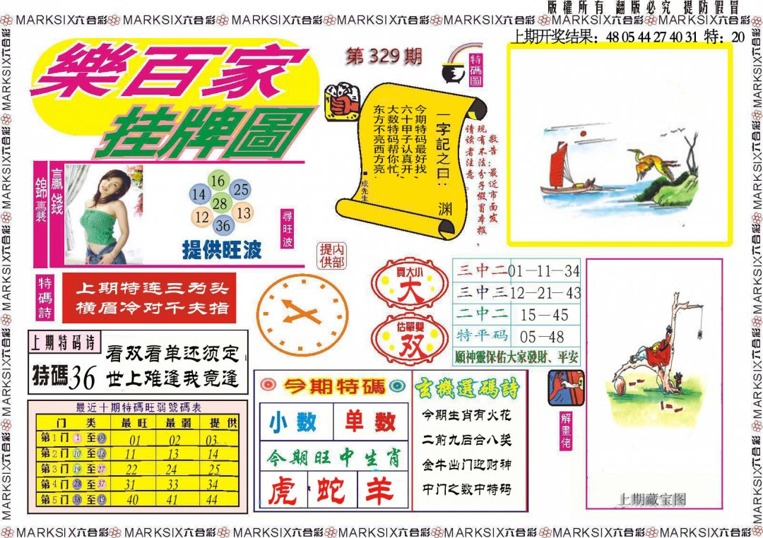 2024329期乐百家挂牌图