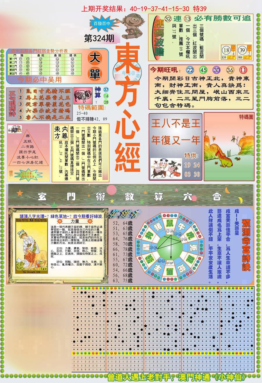 2024324期(新版)东方心经A