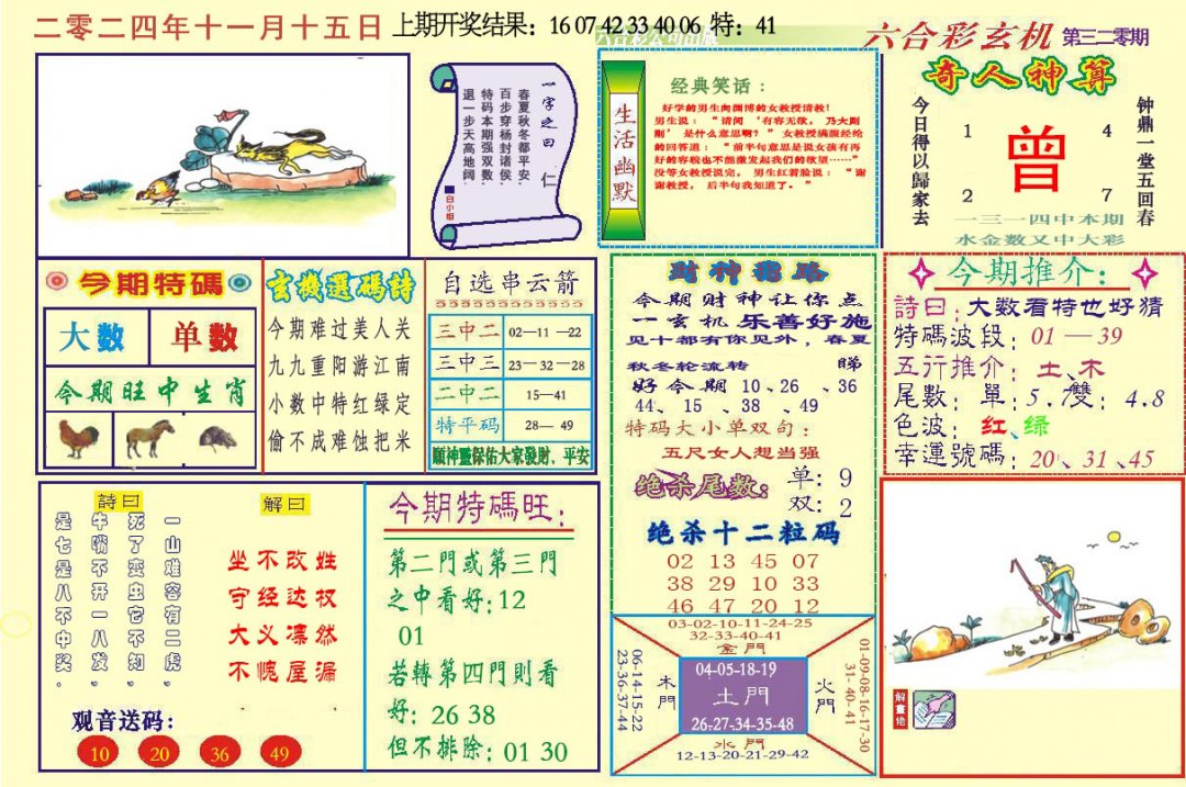 2024320期六合玄机