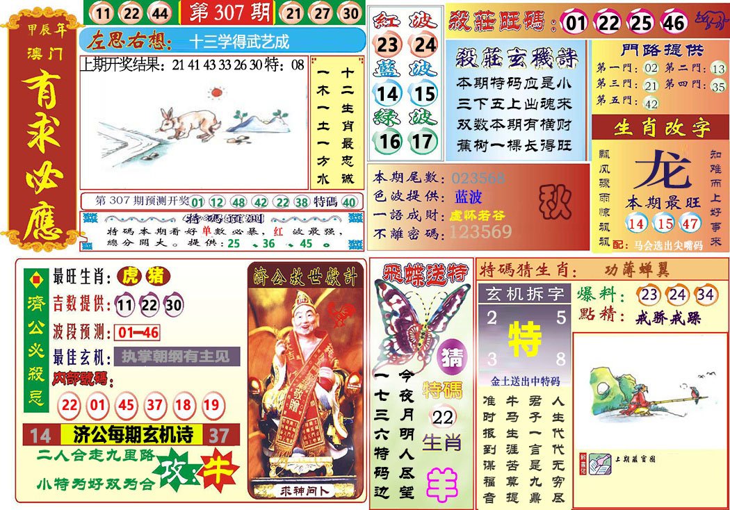 2024307期118有求必应