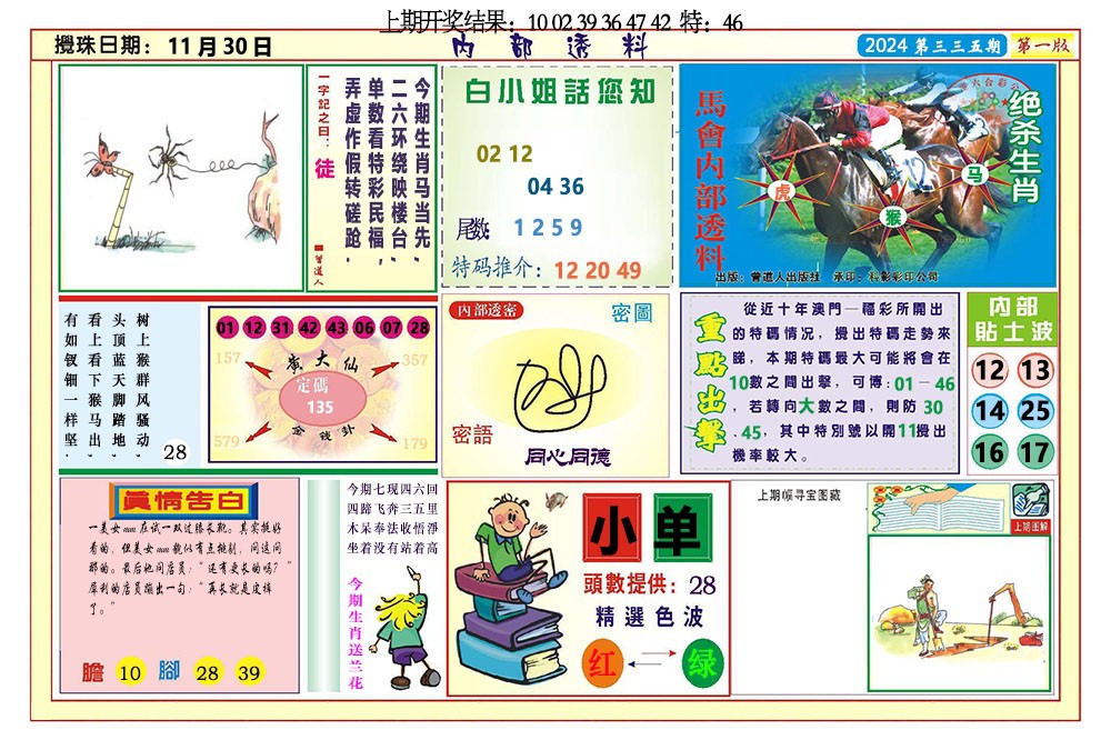 2024335期内部透料A