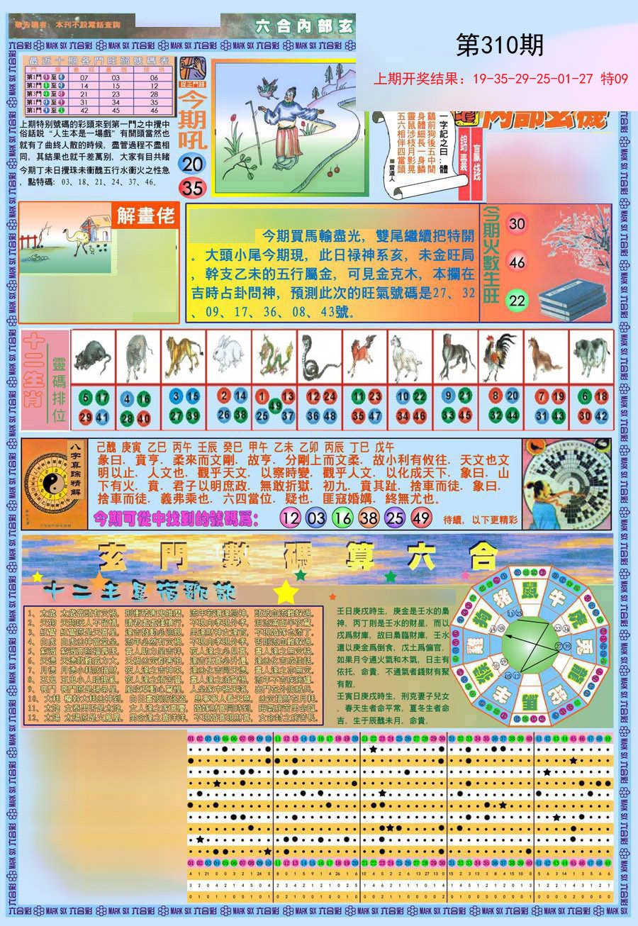 2024310期(新版)内部玄机A
