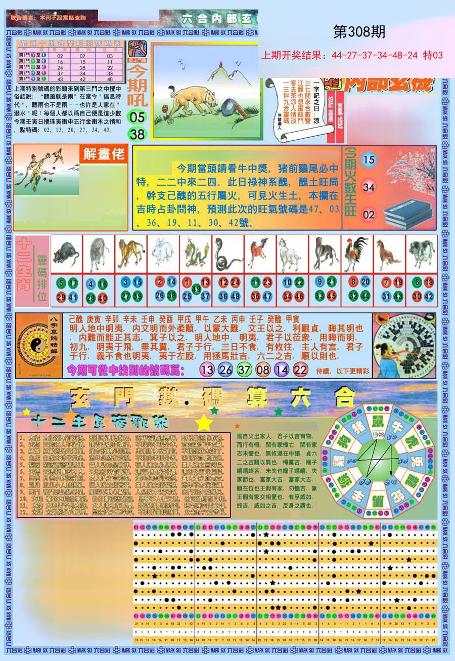 2024308期(新版)内部玄机A