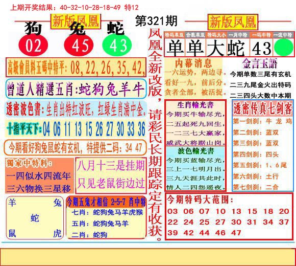 2024321期二代凤凰报