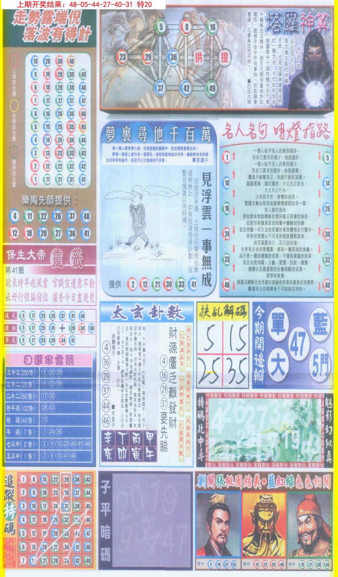 2024329期新报跑狗-2(背面)