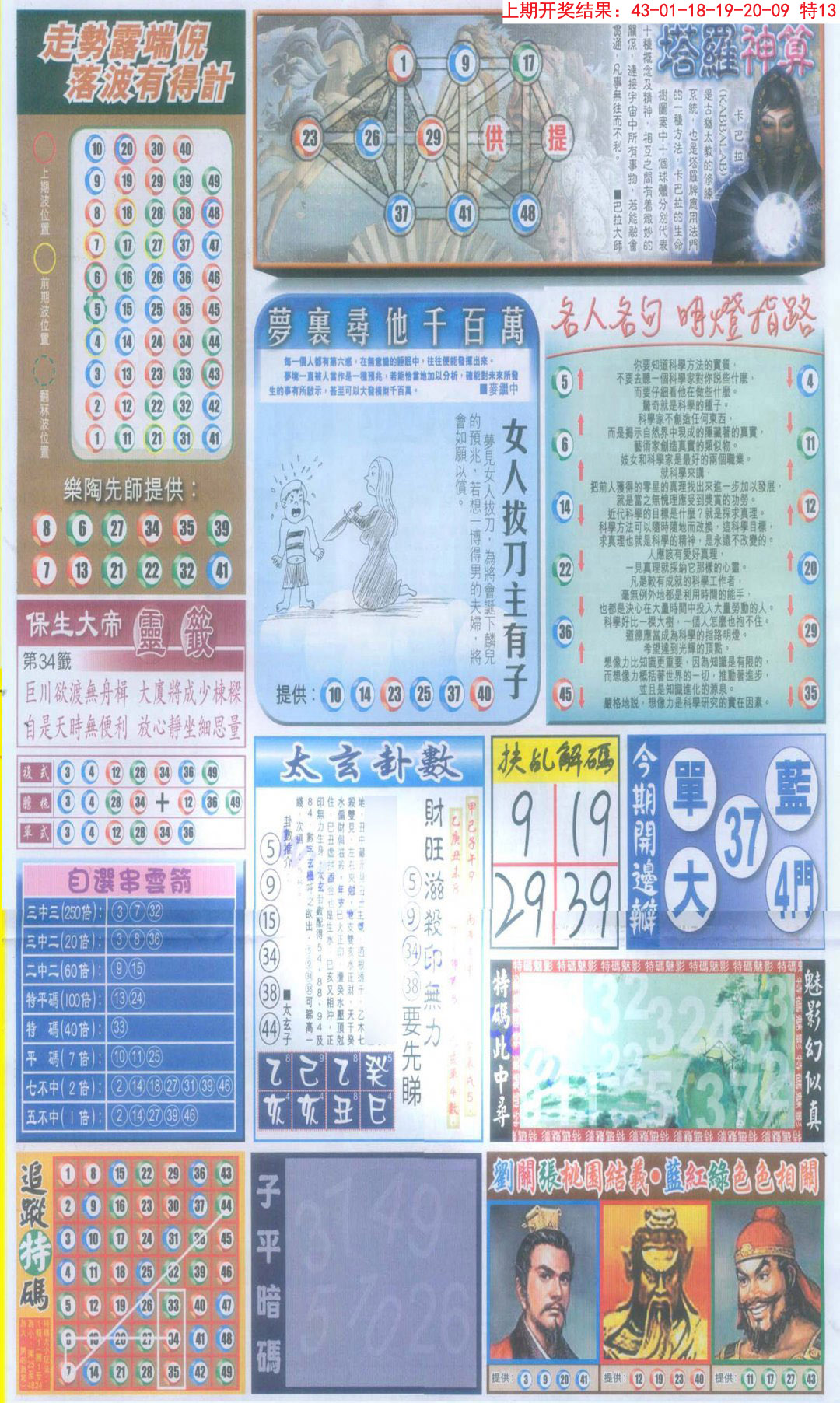 2024318期新报跑狗-2(背面)