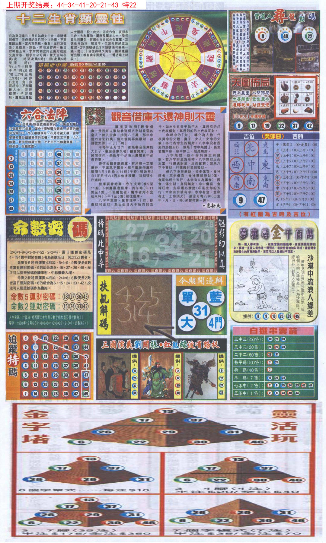 2024309期新报跑狗-2(背面)