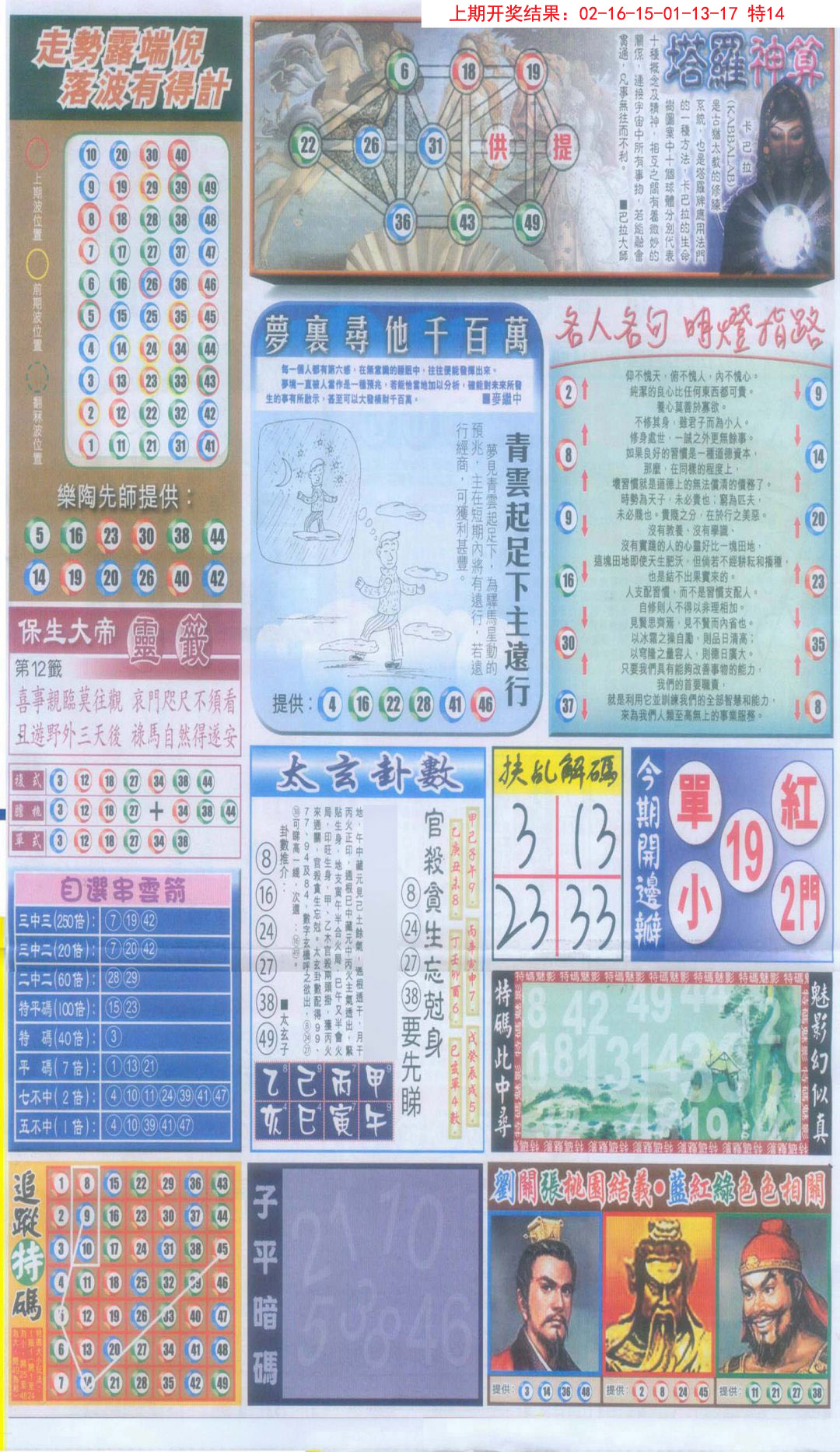 2024330期新报跑狗-2(背面)