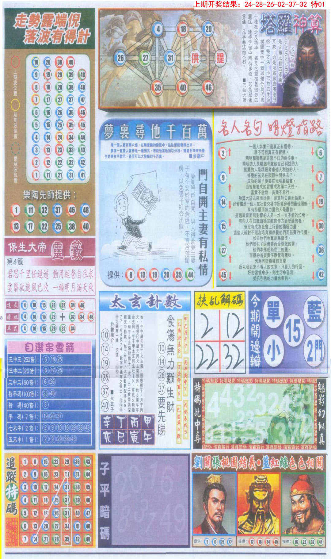 2024325期新报跑狗-2(背面)