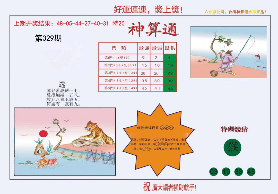 2024329期4-台湾神算