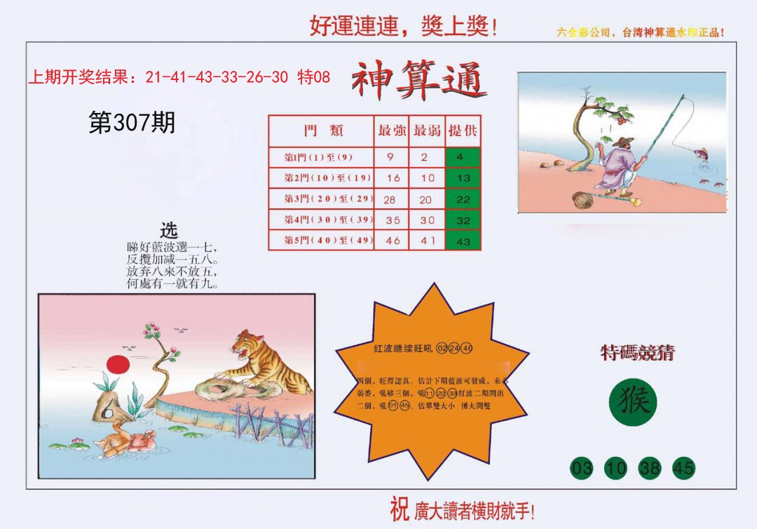 2024307期4-台湾神算